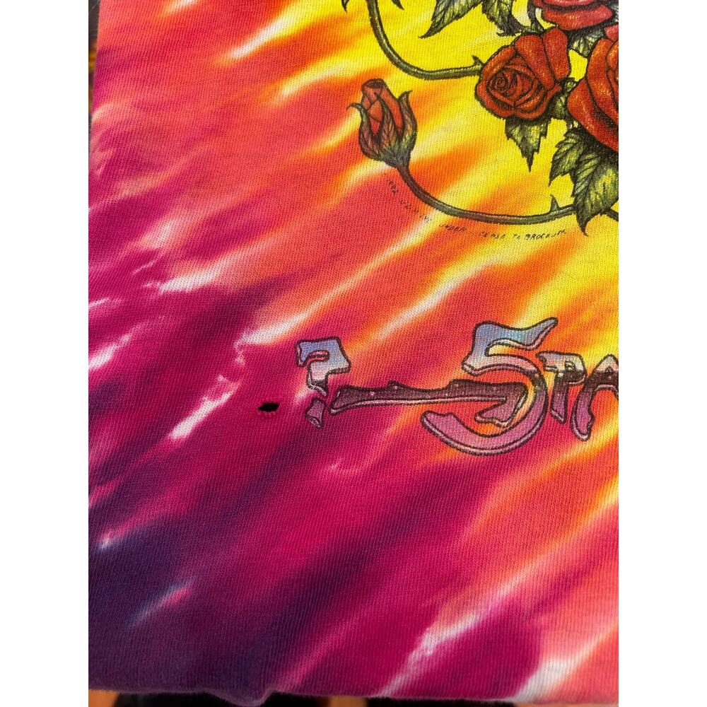 Vintage 1992 Grateful Dead Space Your Face Tie Dye Shirt Size Large - Picture 6 of 9